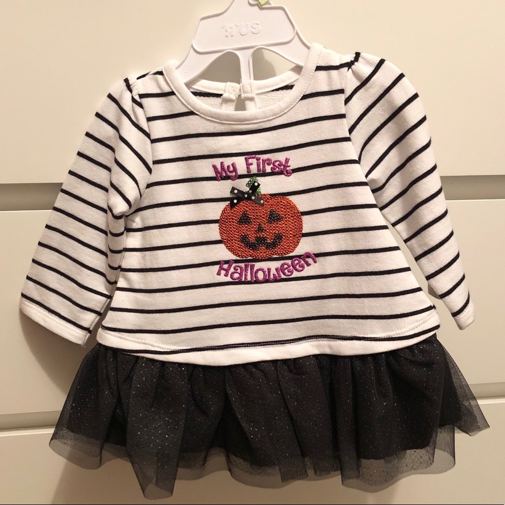 NEW My First Halloween 2 piece outfit 0-3 months